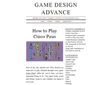 Tablet Screenshot of gamedesignadvance.com